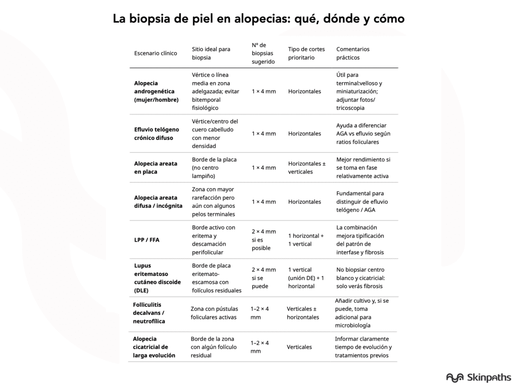 Biopsy in alopecia: a quick guide for dermatologists - Costa Rica